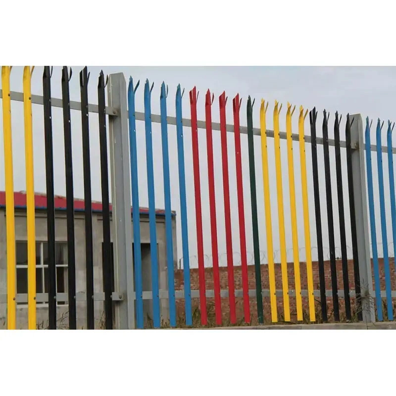 Heiß getaucht galvanisierter Stahl Palisade Fencing / PVC Sicherheit Palisade Zaun Panel Bd-Tb-6538