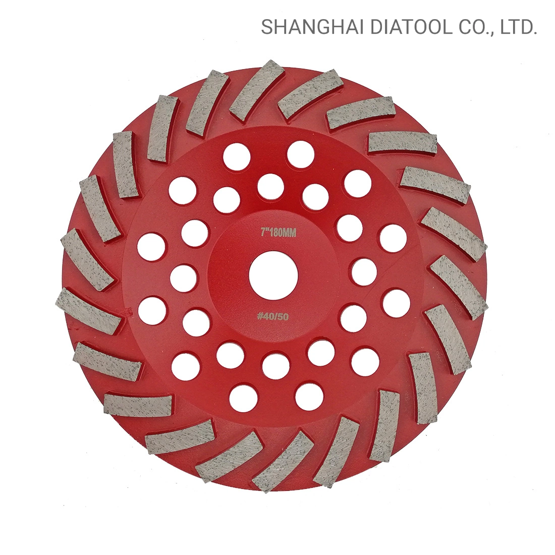 Welded Diamond Segmented Turbo Grinding Cup Wheel for Concrete