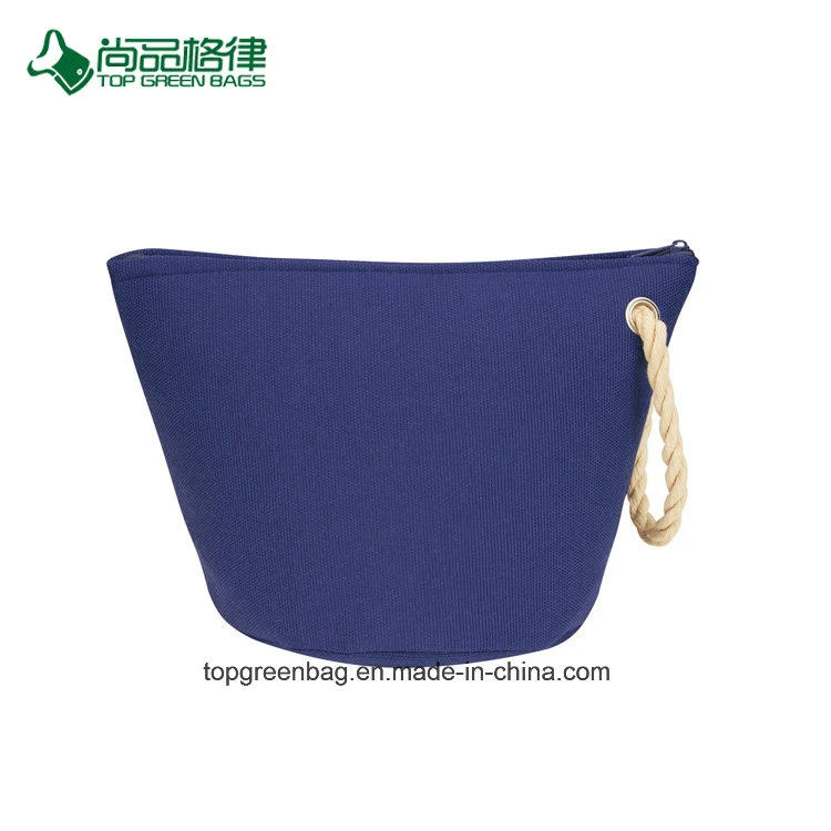 Wholesale/Supplier Customize Eco Travel Kit Make up Zipper Pouch Bag with Rope Strap