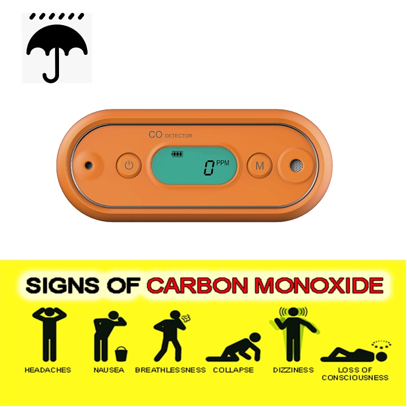 China Neue Populäre Co Alarm Kalibrierung- Freier Outdoor Militär Camping Co&#160;-Alarm Kohlenmonoxidmelder für Sicherheitsalarm verwenden