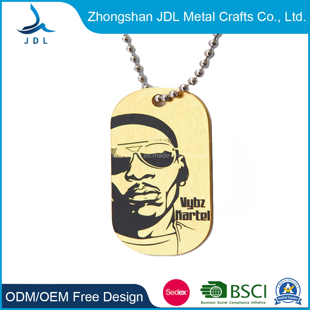 Wholesale/Supplier Printed Bullet Stainless Steel Blank ID Pendant Sublimation Girls High quality/High cost performance  Xvideos Customised Military Metal Dog Tag