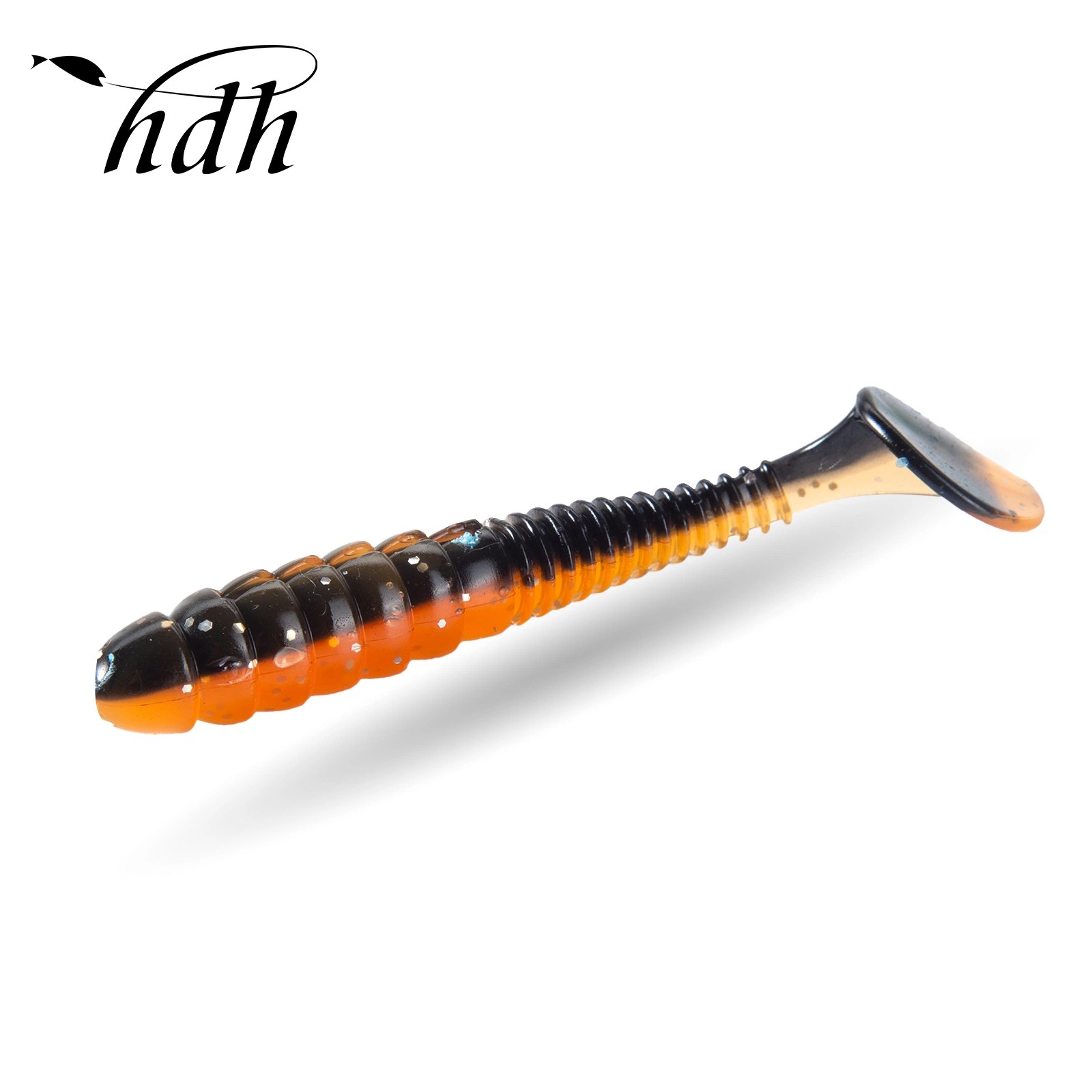 Wholesale/Supplier 8 Colors Soft Plastic Fishing Lures T Tail Swim Bait Worm Soft Lure Soft Bait