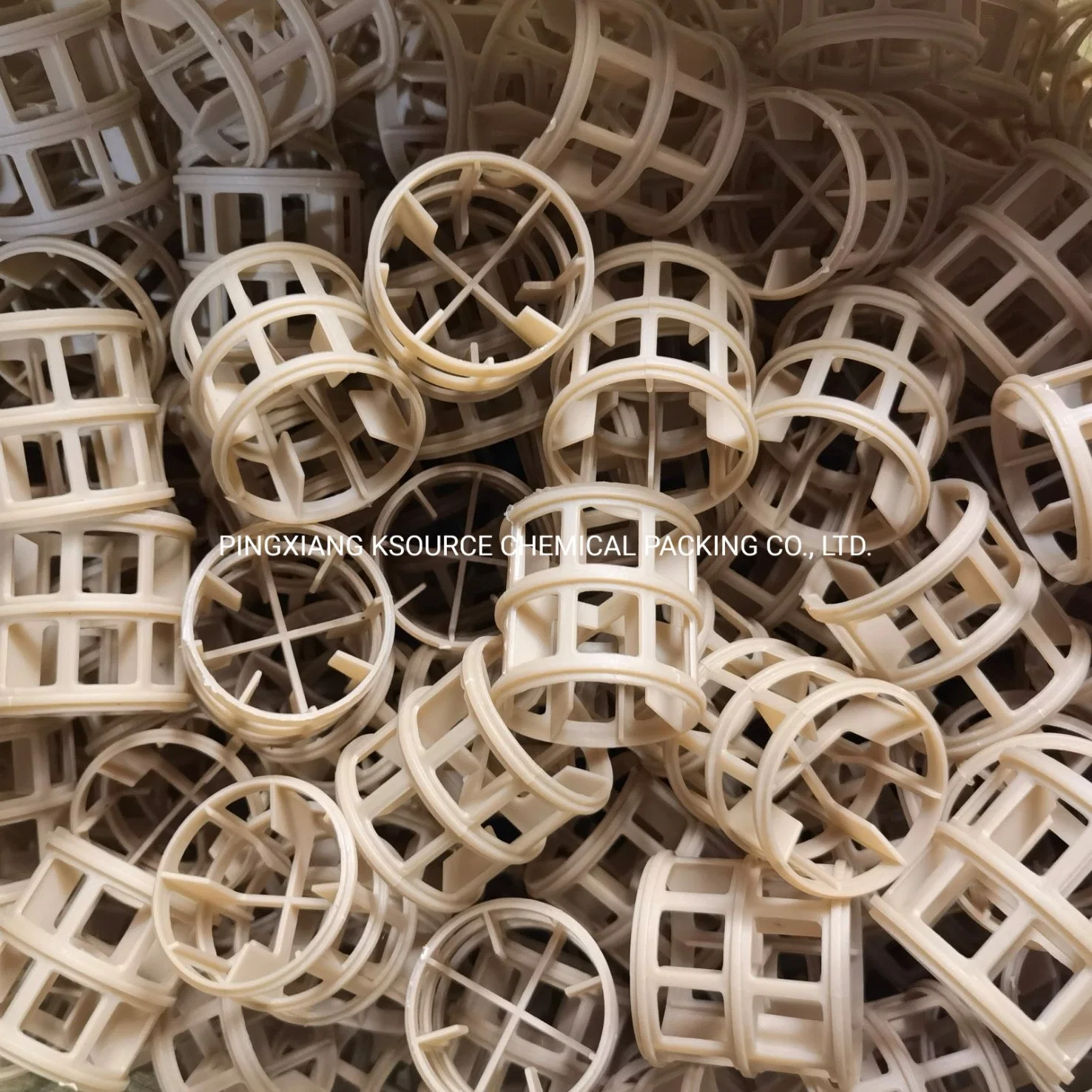 PVDF PE 50mm Plastic Hiflow Ring for Separation Tower Packing