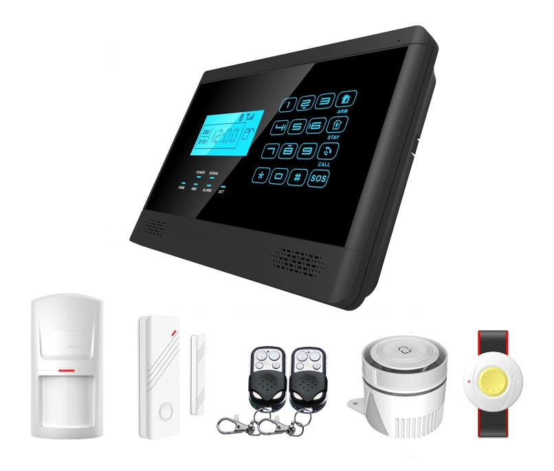 GSM Alarm System with LCD Display and Touch Keypad