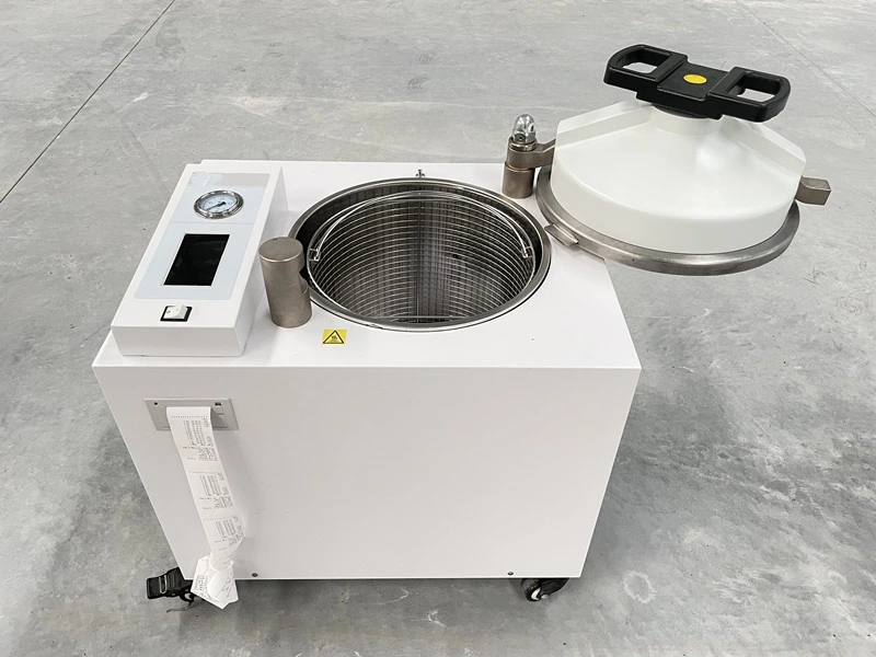 Esterilizador a vapor de pressão vertical com função de vácuo para equipamento de esterilização