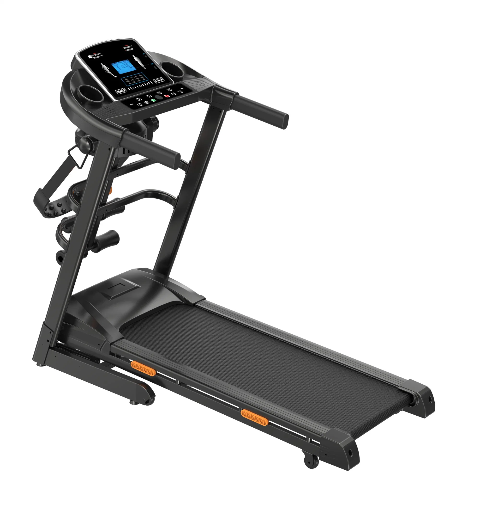 Fitness Running Machine Motorized Free Assembly Home Treadmill