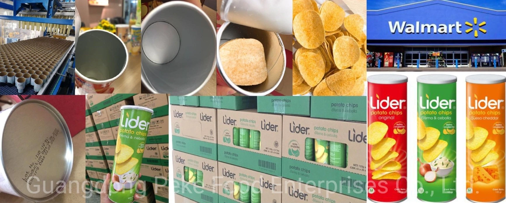 165g Pringles Style Kartoffelchips Kartoffelchips Tortilla Mais-Chips Popcorn Puffed Food Snacks mit Halal (ISO/HACCP/BRC/FDA-ZUGELASSEN)