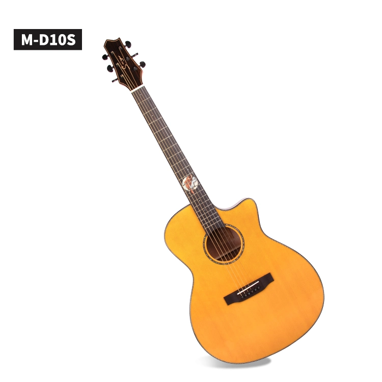 Professional Custom Wholesale/Supplier Price Spruce Wood 41 Inch Solid Top Acoustic Guitar