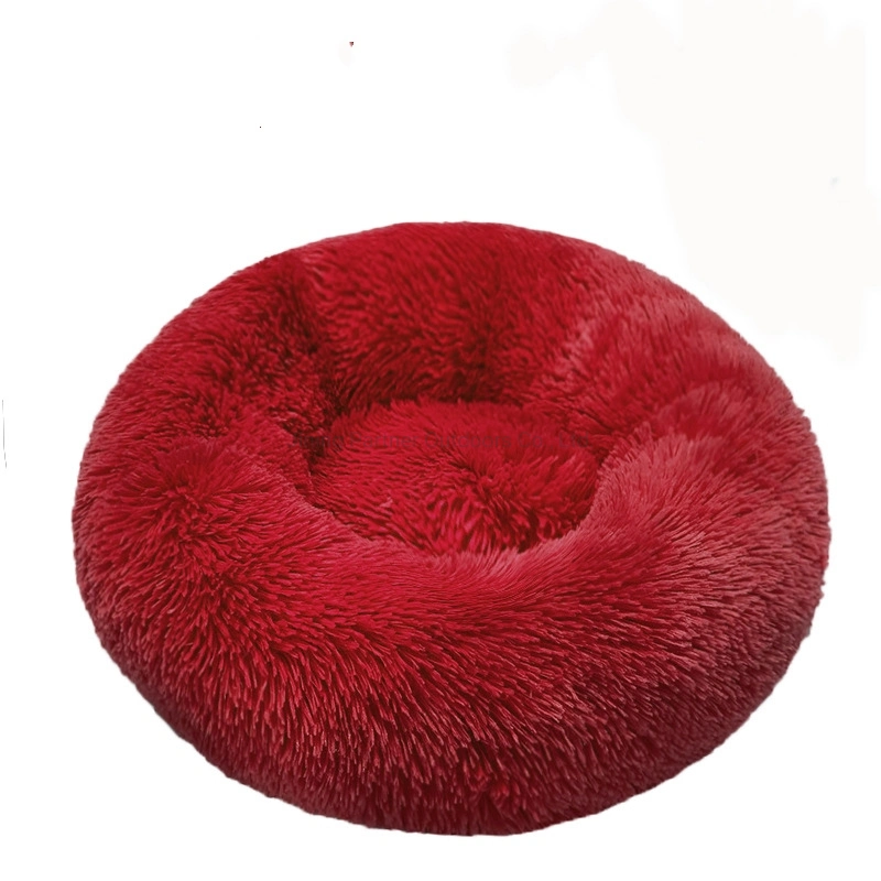 Pet Hot Sale Pet Sofa Bed Mat Soft Keep Warm Pet Bed Mat Solid Color Cat Bed Kennel High quality/High cost performance  Big Red Pet Bed