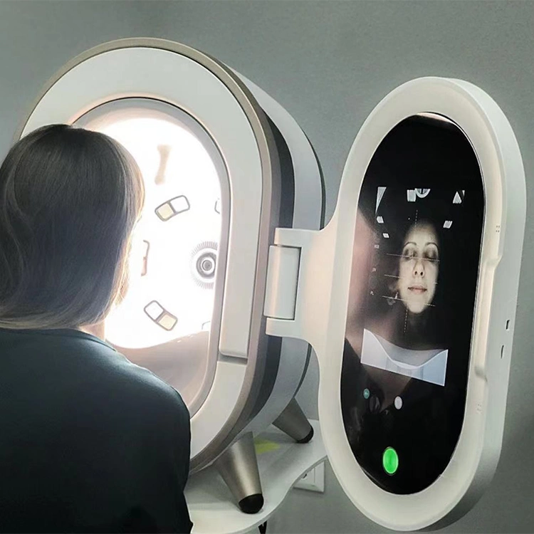 3D Face Test Skin Analyzer máquina con iPad