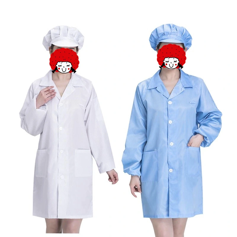 Lab Coat Reinraum-Bekleidung Antistatische Kleidung ESD-Kleidung