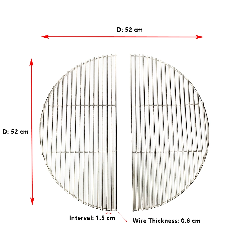 304 Stainless Steel BBQ Rib Rack/BBQ Grill Grate/BBQ Grill Wire Mesh