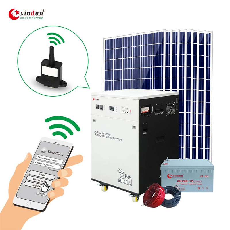 off Grid 3kVA Self Cleaning Solar Panels Price 3kw Power System for Business