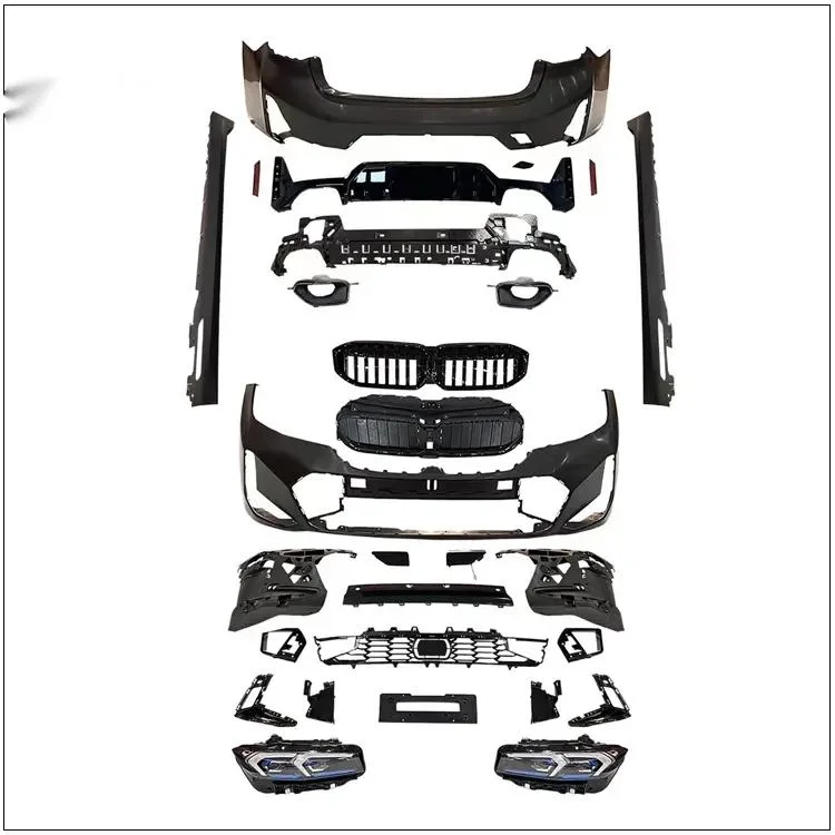 3 Series G20 Lci 2019-2022 Upgrade 2023 Year Body Kit Car Bumper with Head Light Front Grille Full Set Faceflit Parts for G20