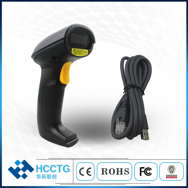 High Speed Handheld 1d Laser with USB/RS232/PS2 Interfaces Barcode Scanner (HS6100)