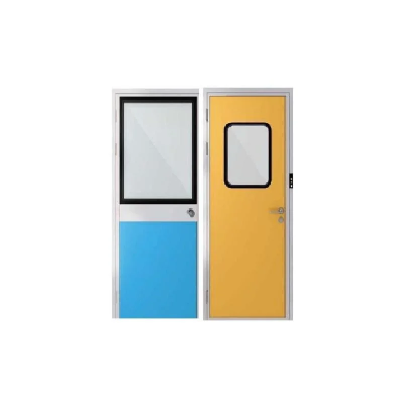 Cleanroom Purification Door Steel Security Entrance Door for Patient Room with Glass
