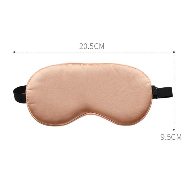 Private Label 22mm 100 Mulberry Silk Luxury Sleep Travel Satin Silk Pink Eye Mask with Gift Boxes