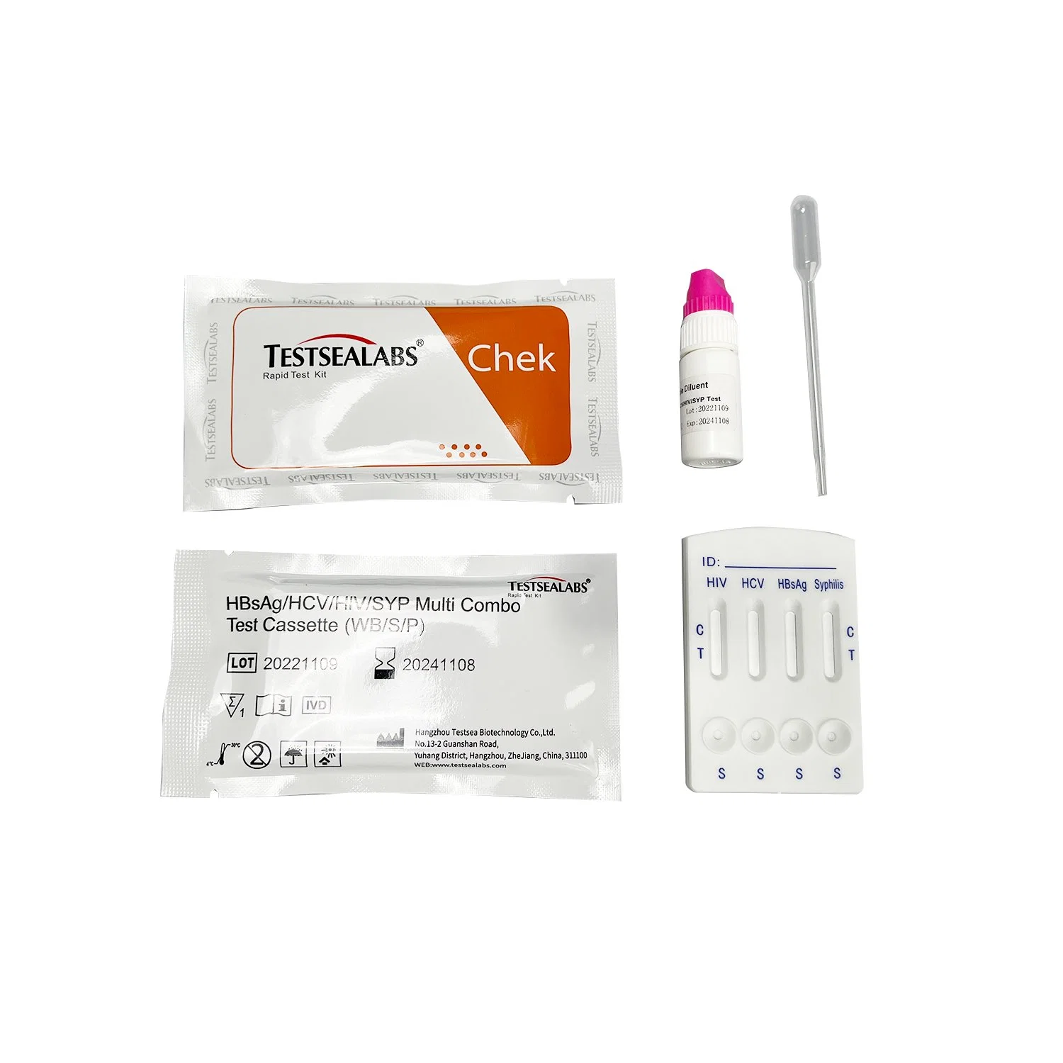 High quality/High cost performance  wholesale Mct H pylori/Hepatitis b/Hbsag/HCV/HIV Std One Step Diagnostics Antigen Rapid Test Kit