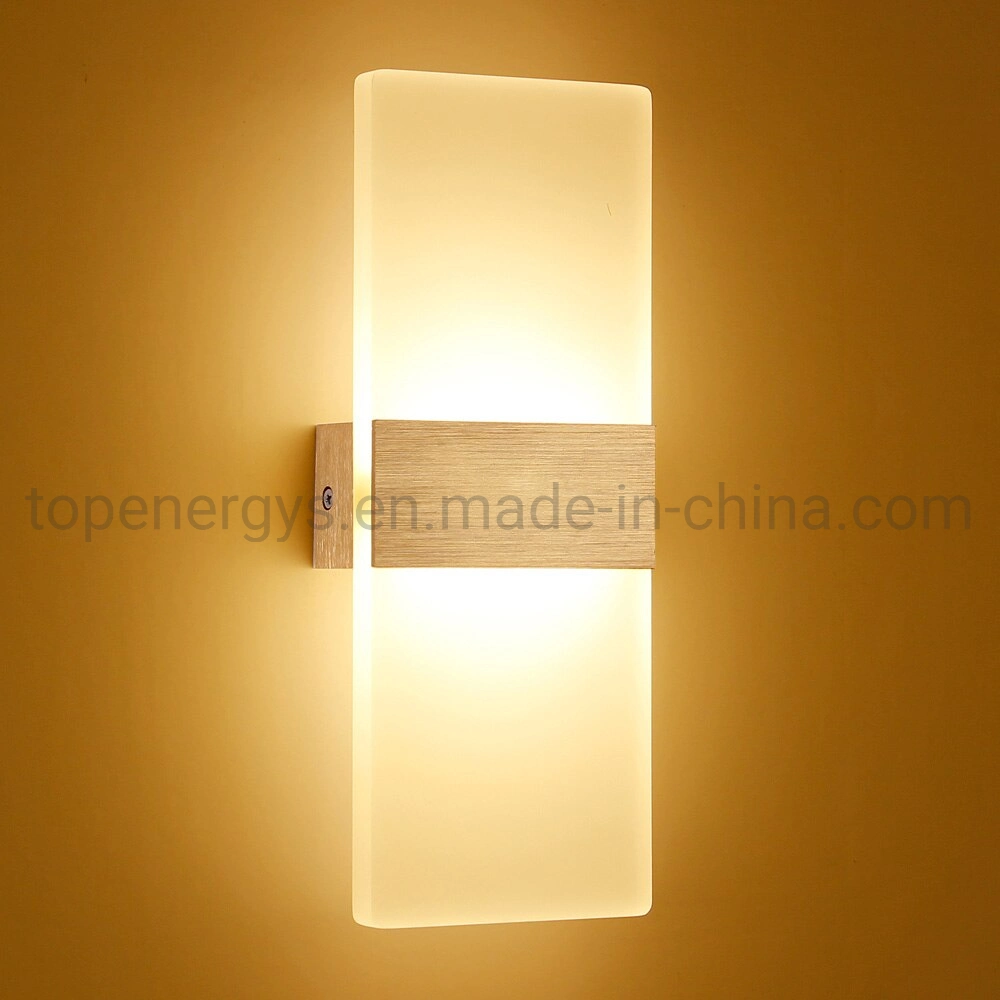 LED Wall Lamp Modern Sconce Stair Light Fixture Mirror Lights Bedroom Bedside Indoor Lighting 6W 12W Hallway Loft Silver