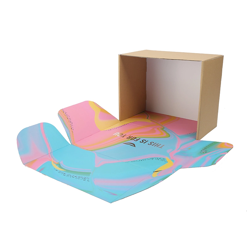 Custom Logo Print Eco-friendly Corrugated Paper Packaging