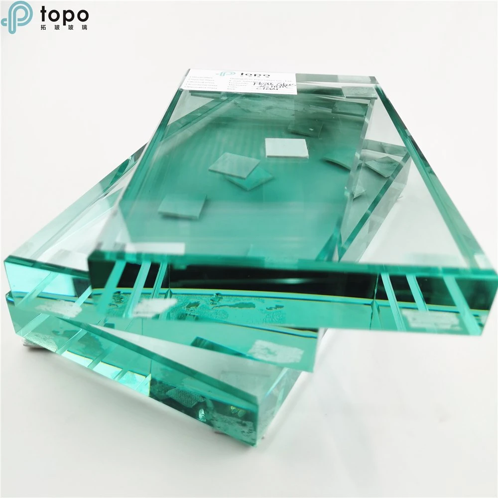 Guangzhou 2mm- 25mm Hoja de vidrio flotado transparente para ventanas de edificios (W-TP)