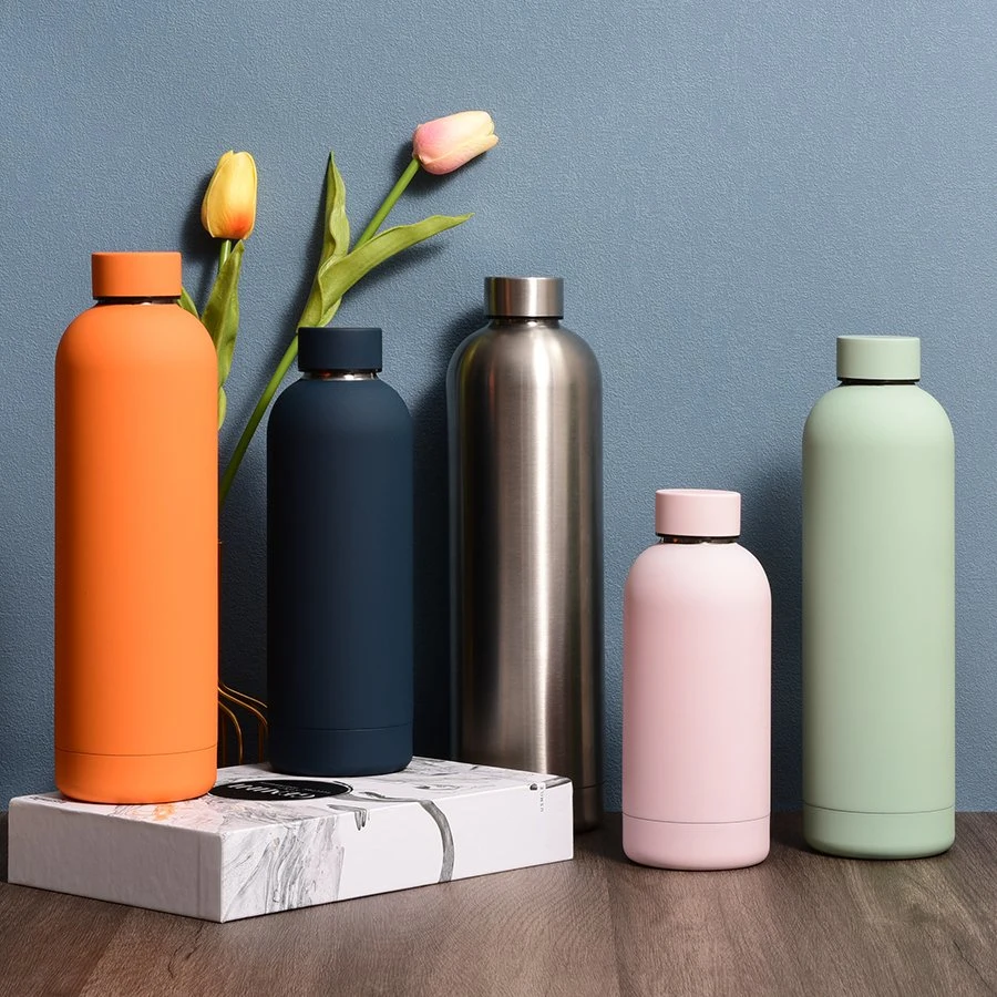 BPA Free Fancy Wholesale/Supplier Drinking OEM Colorful Metal Custom Portable Thermal Vacuum Gym Termos Hot Sports Insulated Stainless Steel Flask Water Bottle