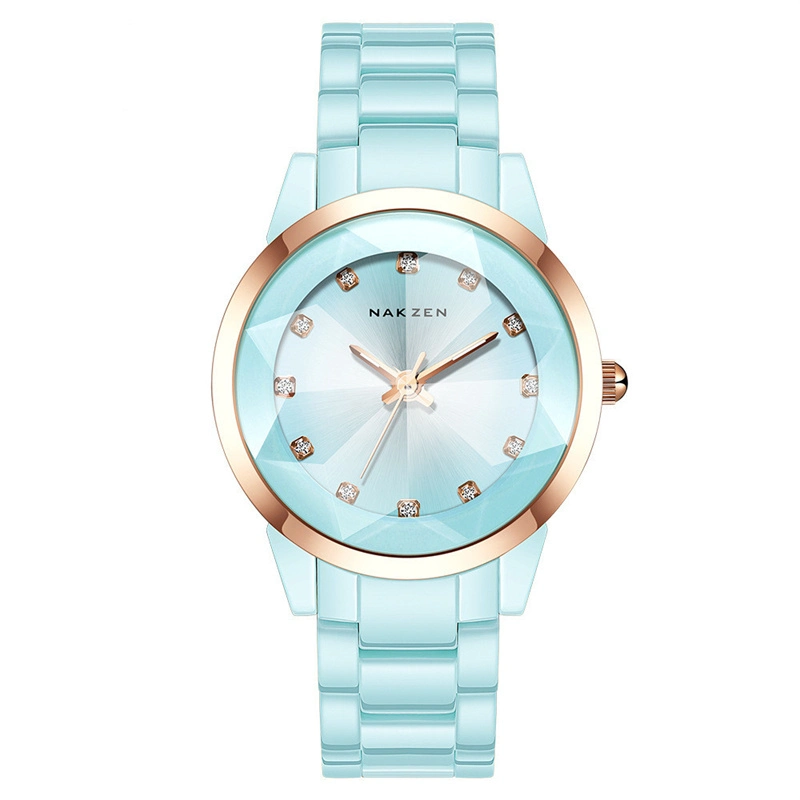 Imple Temperament Women&prime; S Waterproof Quartz Ceramic Watch