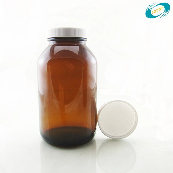 500ml Dark Amber Tablet Glass Bottle