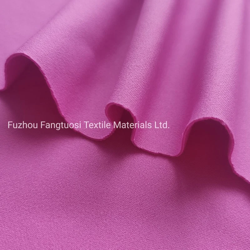 Elastic Recycled Polyester Spandex Peach Sport Fabric Made Recycled Plastic Bottles