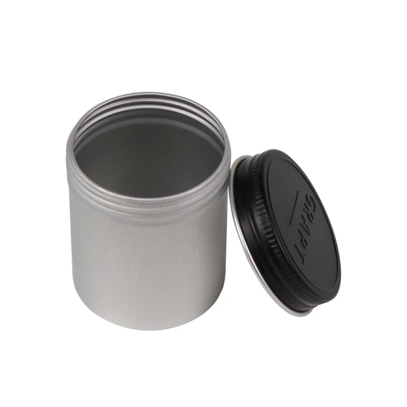 2022 Metal Aluminum Food Grade Tin Can with Screw Top for Food with Custom Printed