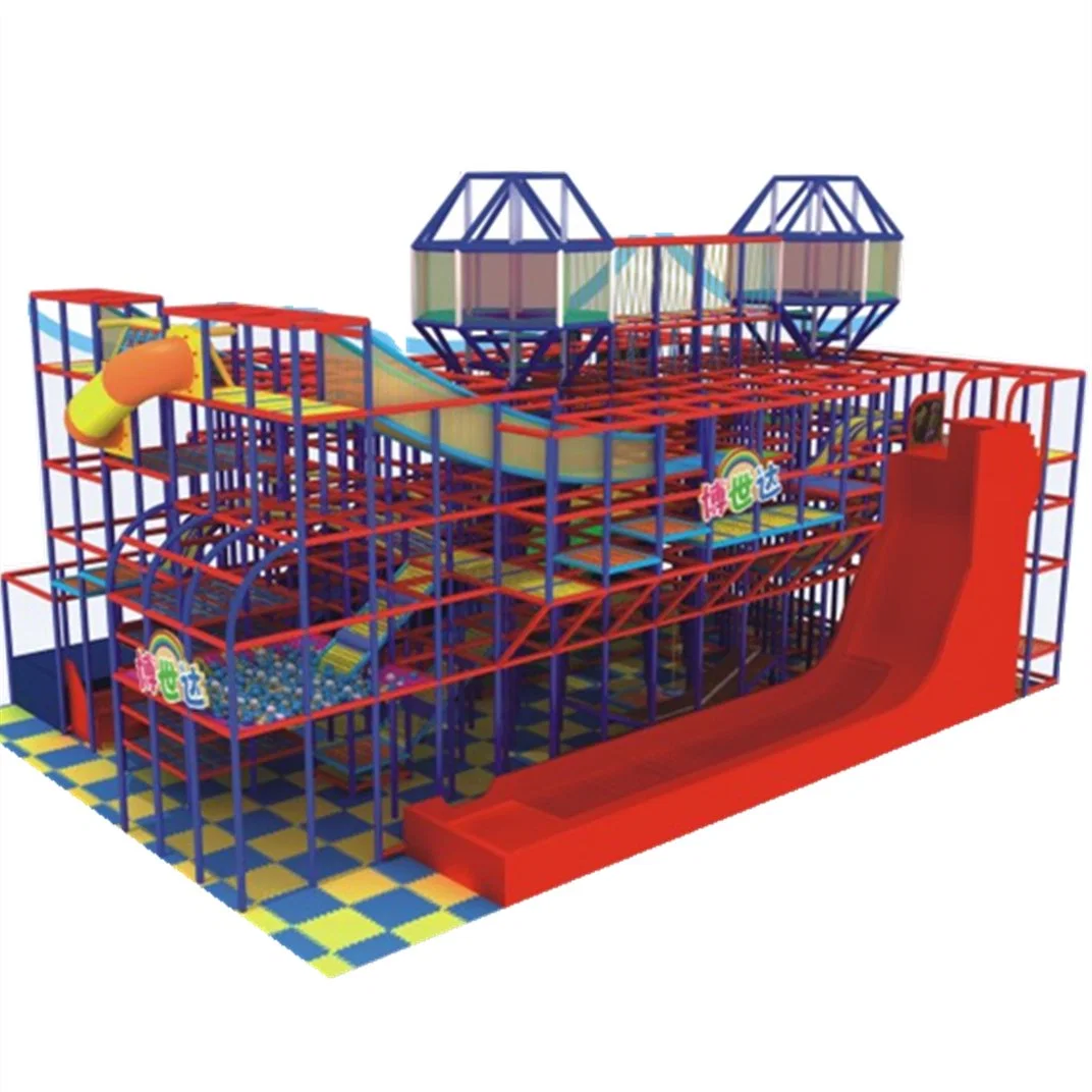 Équipement de terrain de jeu intérieur commercial pour enfants ensemble de jouets pour parc d'attractions pour enfants