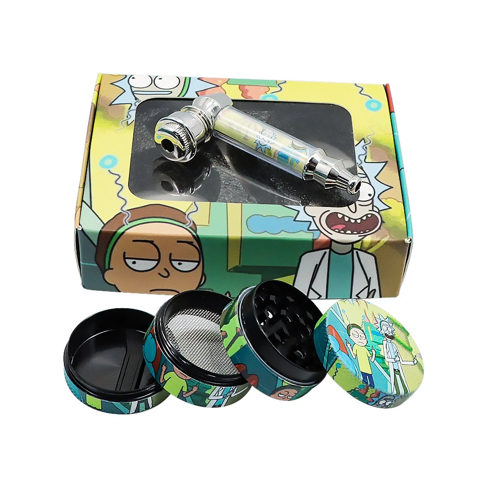 Herb Grinder Smoking Pipe Accessories Set Wholesale/Supplier with Gift Box