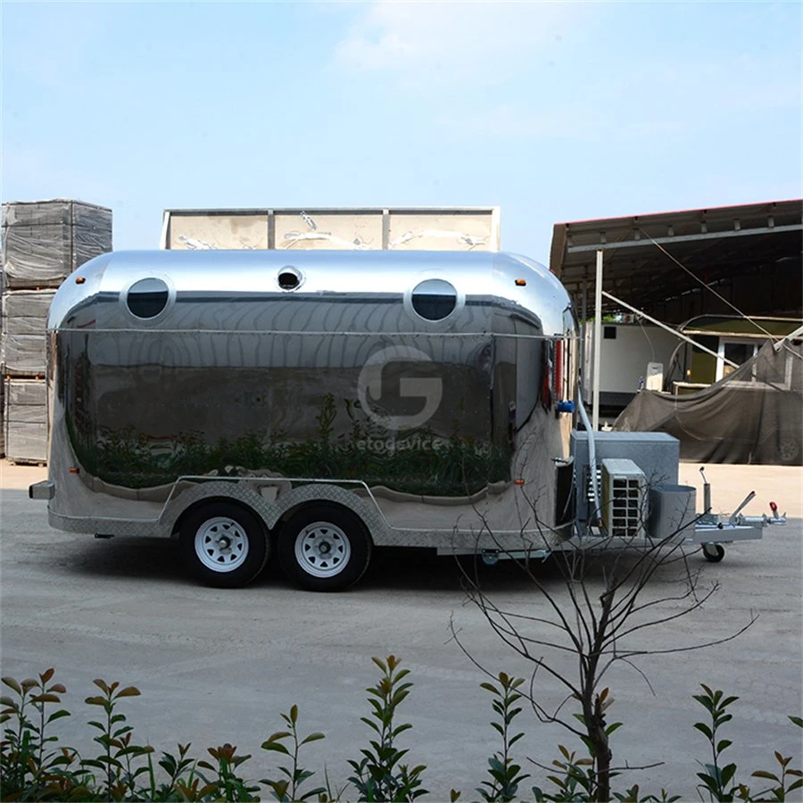 Portable Coffee Cart Air Stream Food Truck Bus