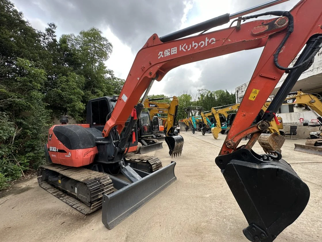 2022 Hot Sale Kubota Kx183-3 Hydraulic Excavators Kubota 6.5 Ton Construction Machinery