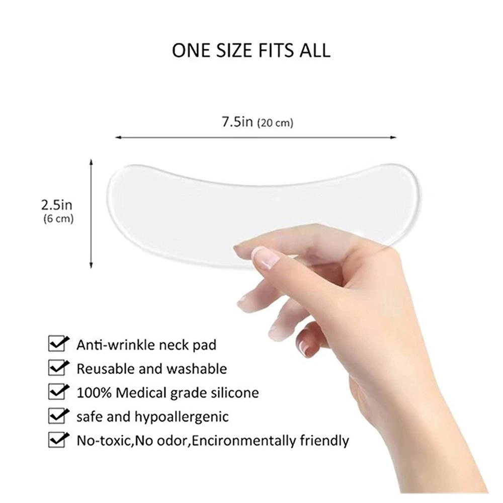 100% Medical Grade Silicone Anti Wrinkle Neck Pad