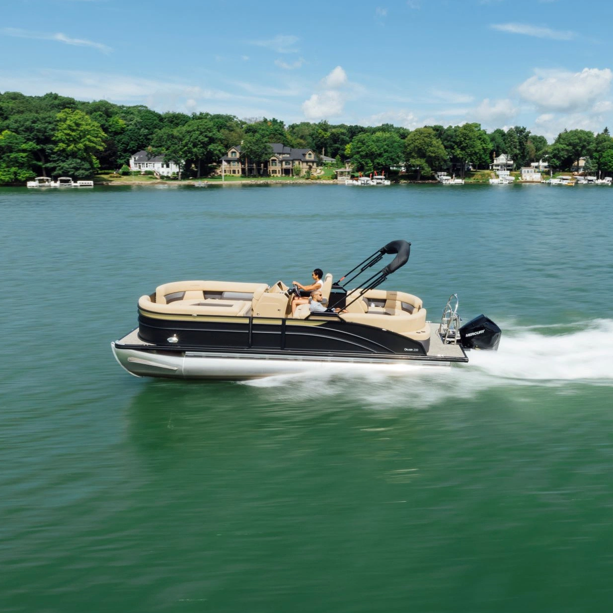 Custom 16FT Made All Welded Aluminum Pontoon Boats for Sale