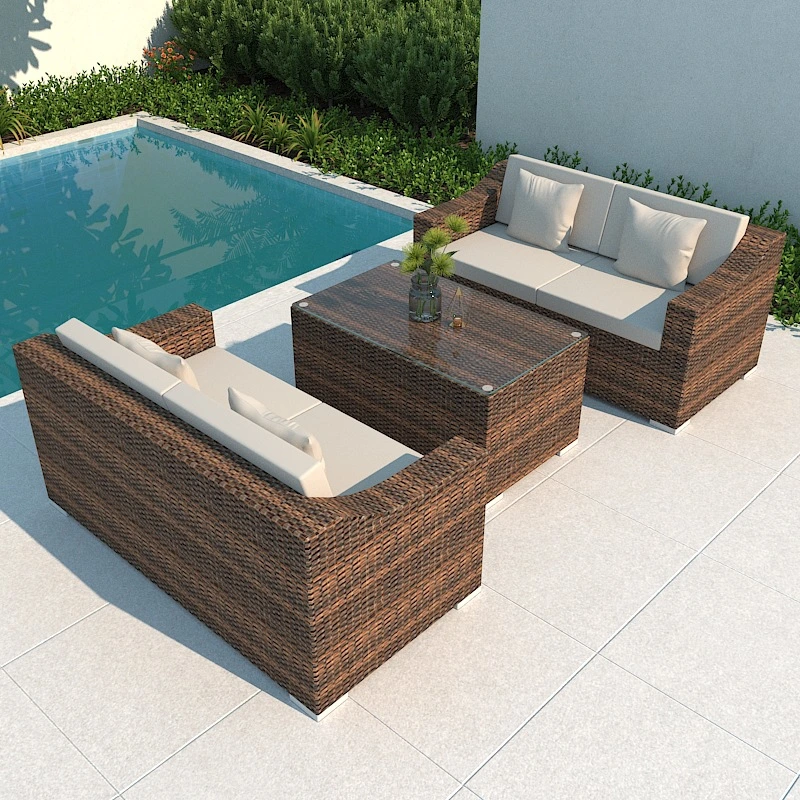 Hot Sale Morden Garden Furniture Patio Rattan Chair Hotel Outdoor Furniture Sofa