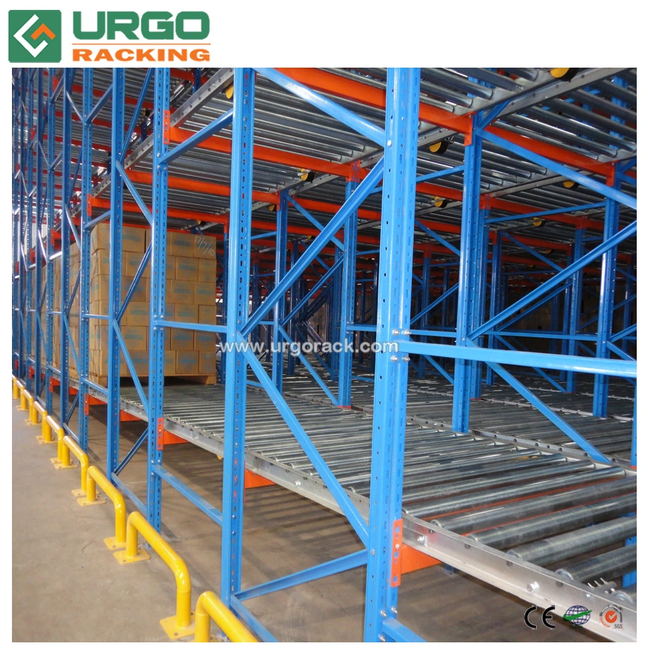 Warehouse Storage Gravity Roller Pallet Rack