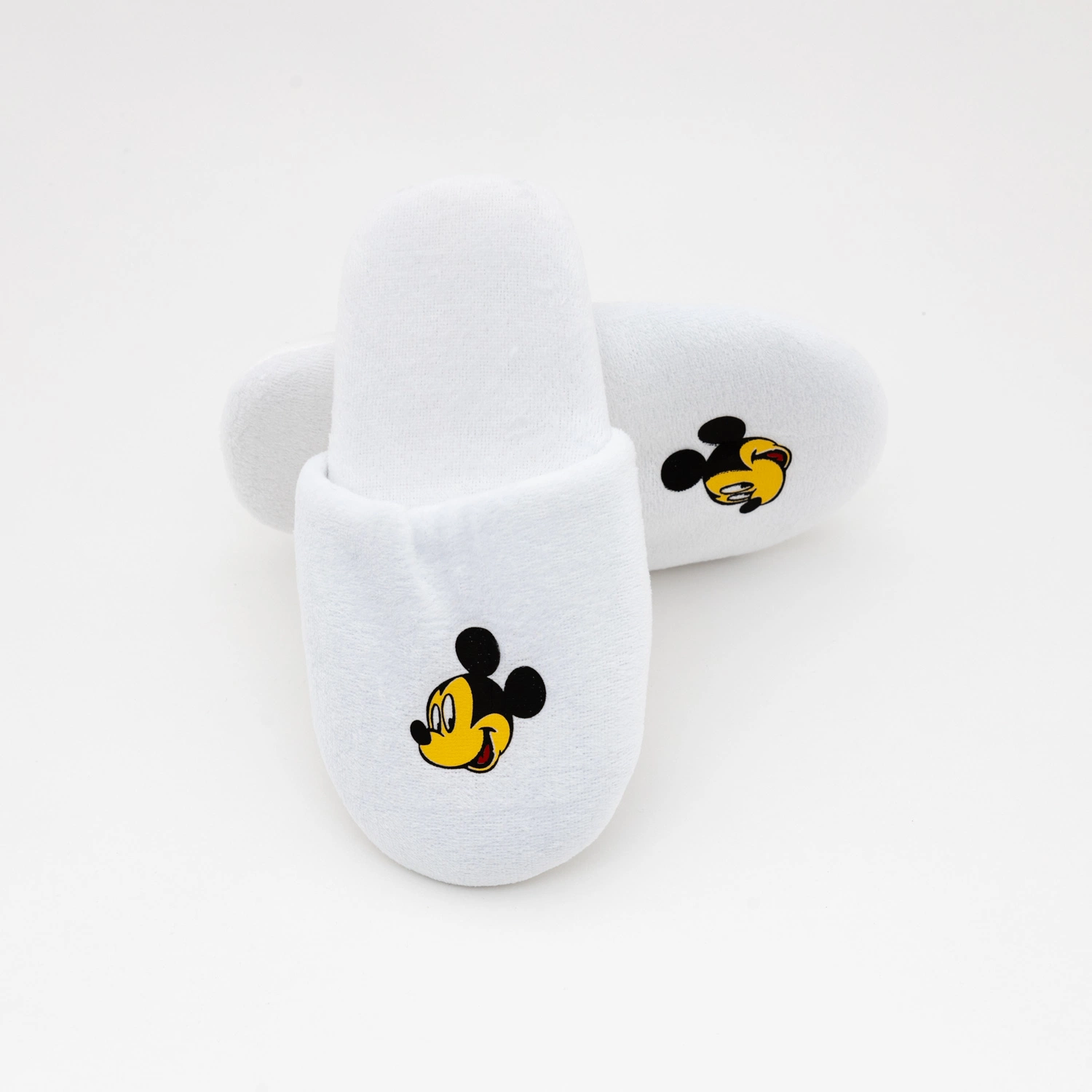 New Design Hotel Amenities Thick Bottom Linen Luxury Soft Disposable Slippers