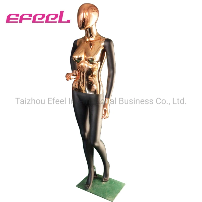 Wholesale/Supplier Fashion Rose Gold Chrome Female Mannequin for Window Show