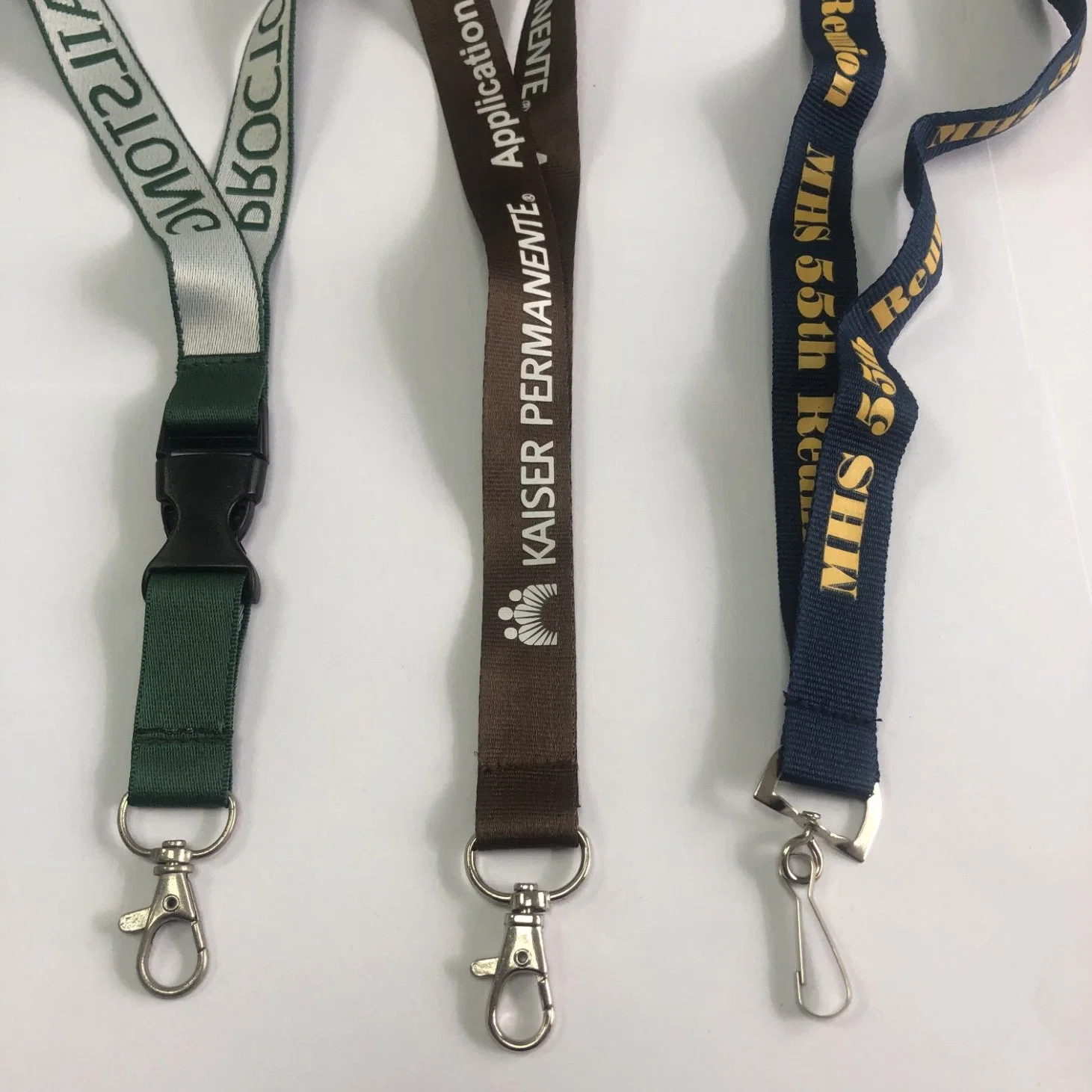 Custom Quality DIY Sewing Printed Neck Lanyard Nylon Lanyard for Badge Holder