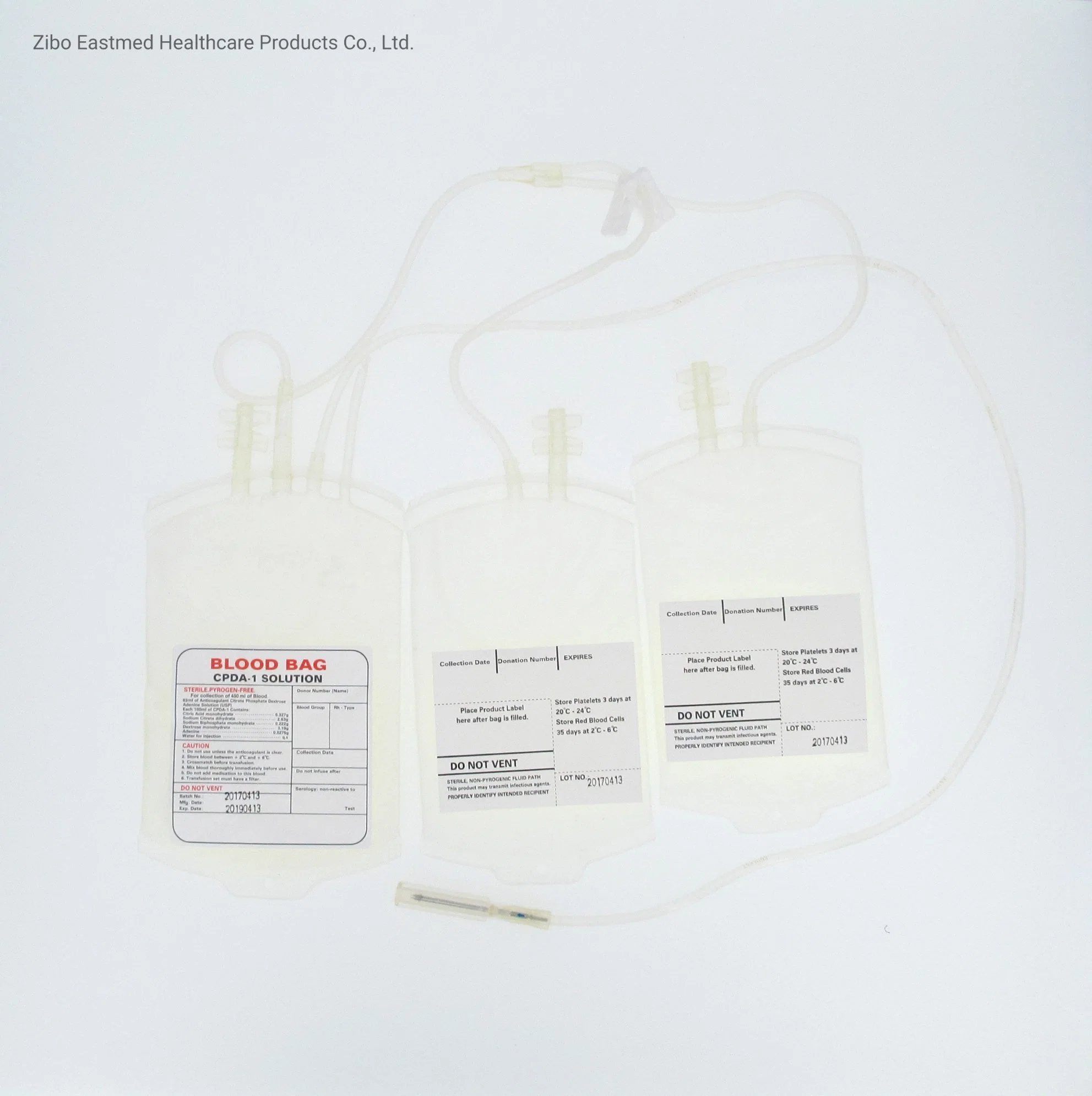 450ml Triple Medical Welding Film Blood Bag