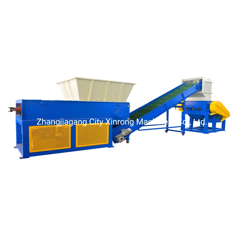 Plastic Recycling Machine Granulator Single-Shaft Shredder Large Big Plastic Lump/Purges/Block/Drum/Pipe/Bottle/Plate Crusher