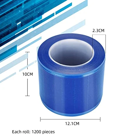 Barrier Film Roll with Dispenser Box Adhesive Barrier Film for Dental, Medical & Tattoo Purposes