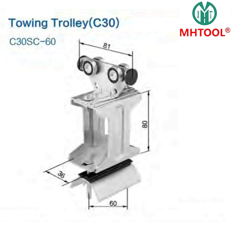 Wire Steel Festoon System Plastic Trolley