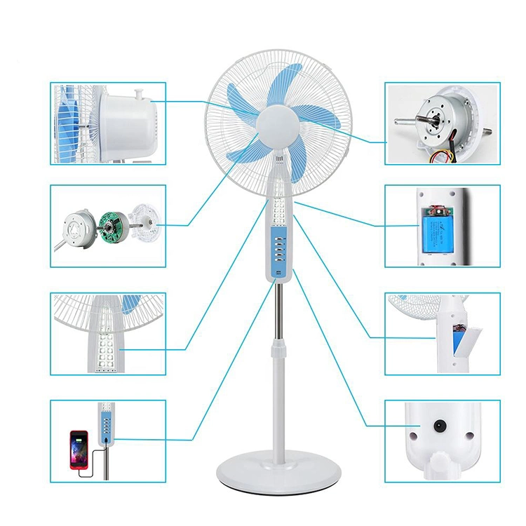 Suministro de fábrica 12V DC Soporte Solar Ventilador Solar Ventilador AC DC Stand Ventilador Solar barato