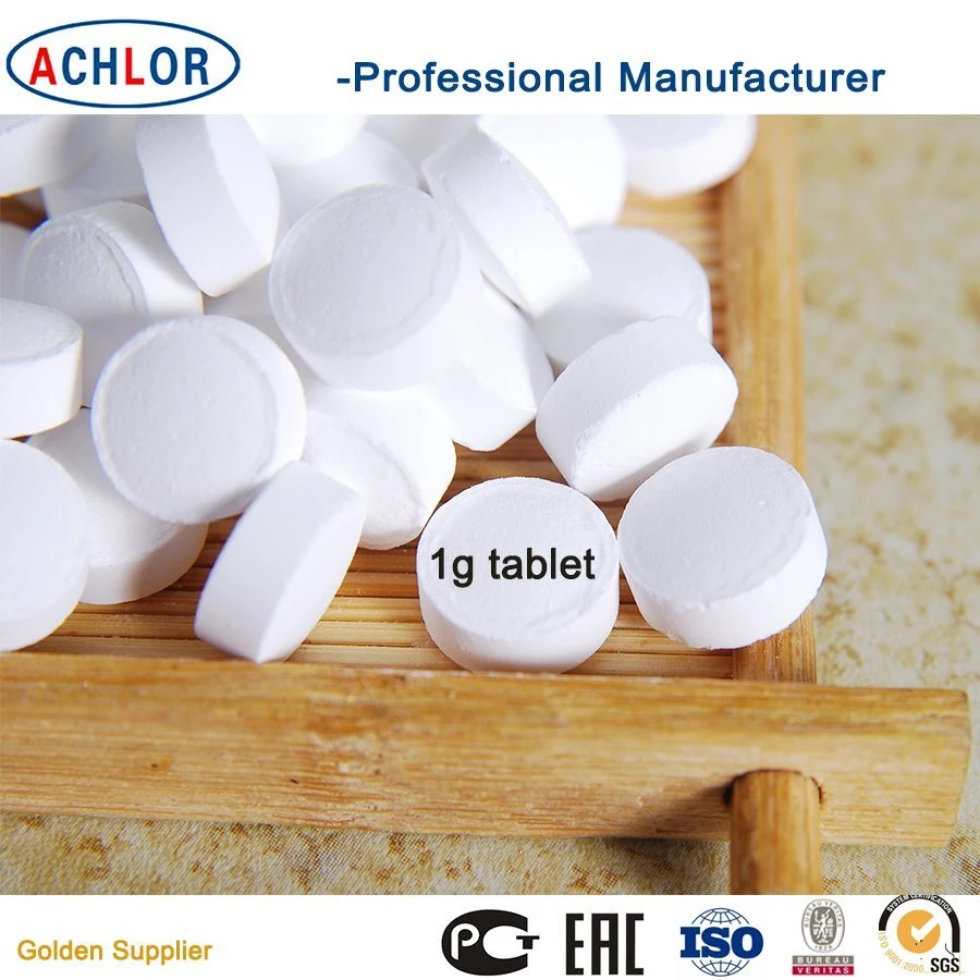 SDIC Effervescent Chlorine Sterilising Tablet, Drinking Water Disinfectant