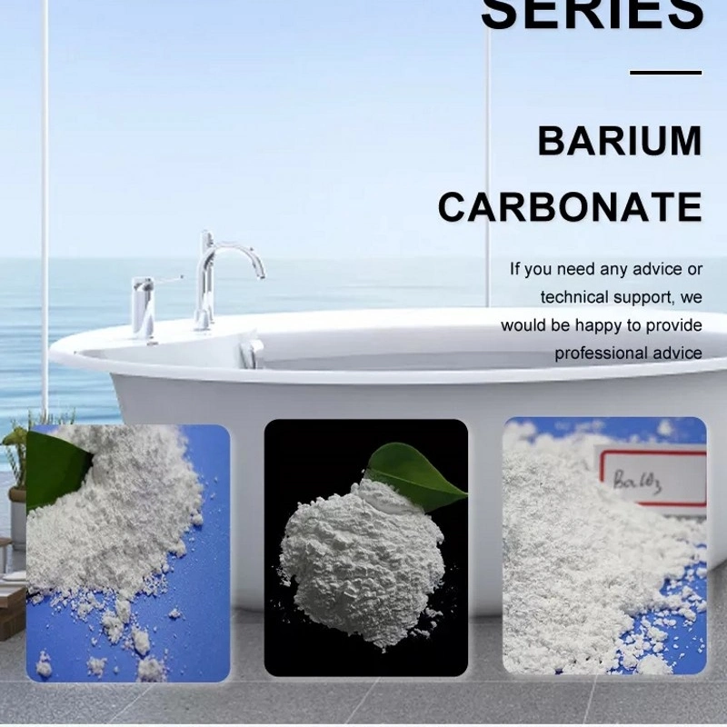 100%Reinheitsgrad Chemikalien Pulver Nettogewicht 25kg keramische Industrie Barium Carbon Baco3