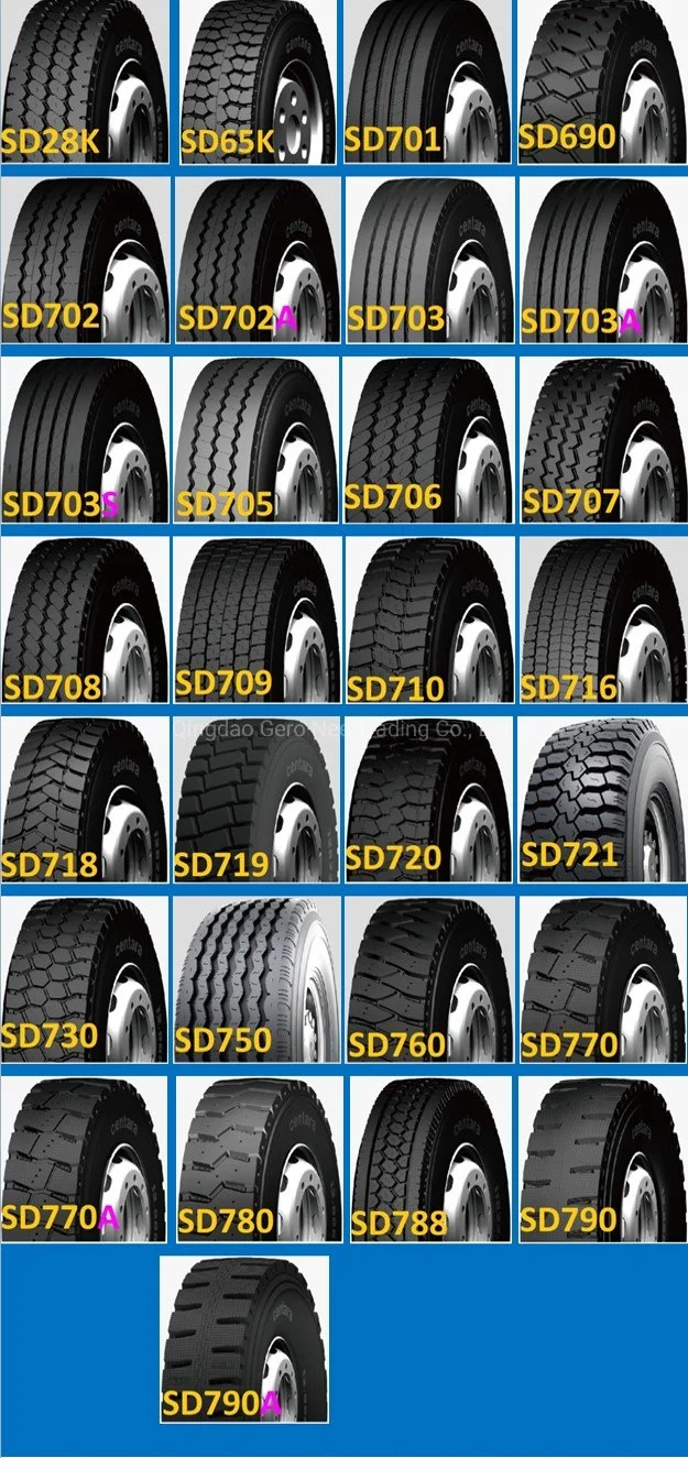 Zextour/Joyroad/Goddard/Centara camioneta comercial de la marca de neumáticos de autobuses todos los neumáticos radiales de acero TBR ZA808/SD707 Zf153s/SD703s 7.50r16lt 8.25r16lt