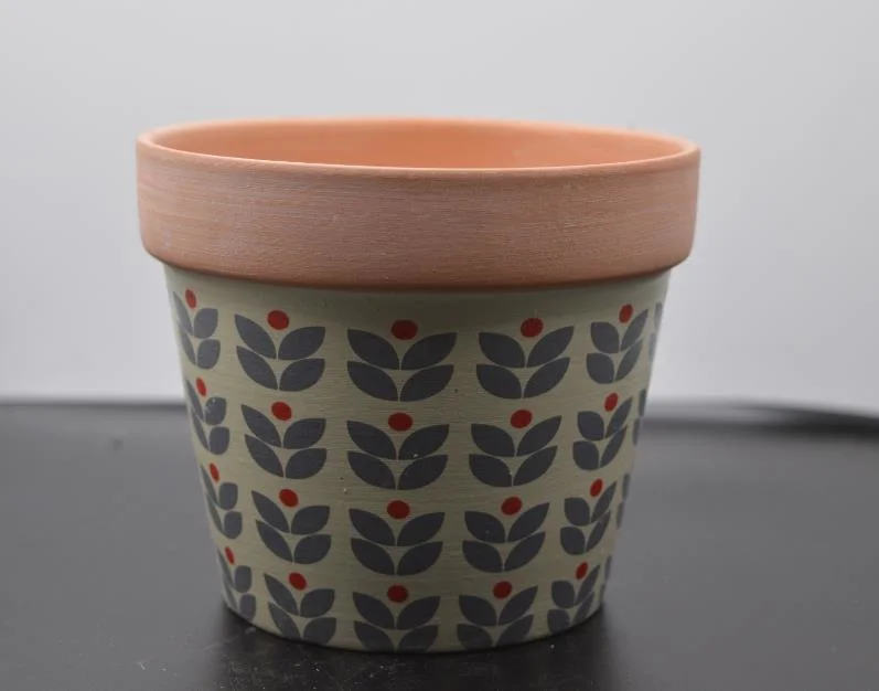 Terracotta Flower Pot Set Without Saucer and Hole for Garden